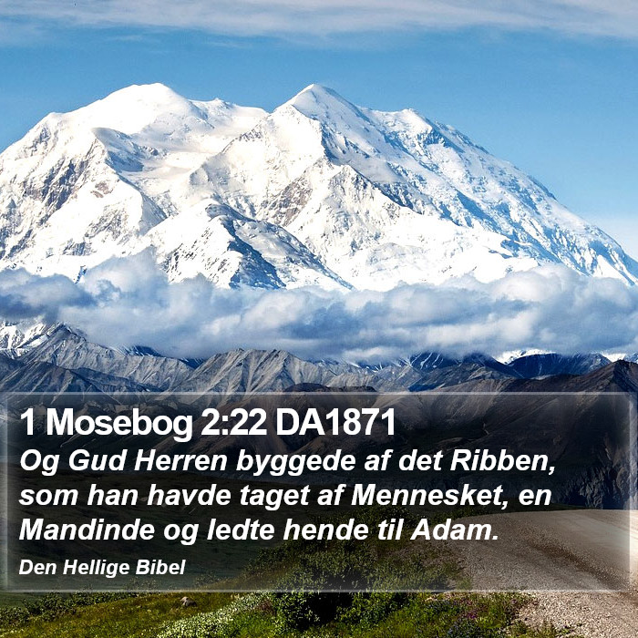 1 Mosebog 2:22 DA1871 Bible Study