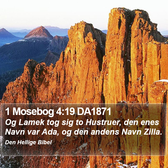 1 Mosebog 4:19 DA1871 Bible Study