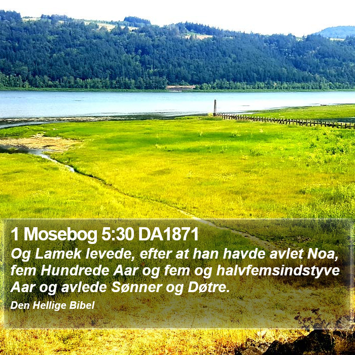 1 Mosebog 5:30 DA1871 Bible Study