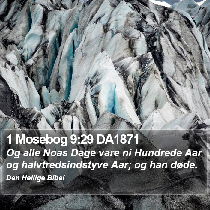 1 Mosebog 9:29 DA1871 Bible Study