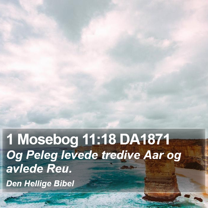 1 Mosebog 11:18 DA1871 Bible Study