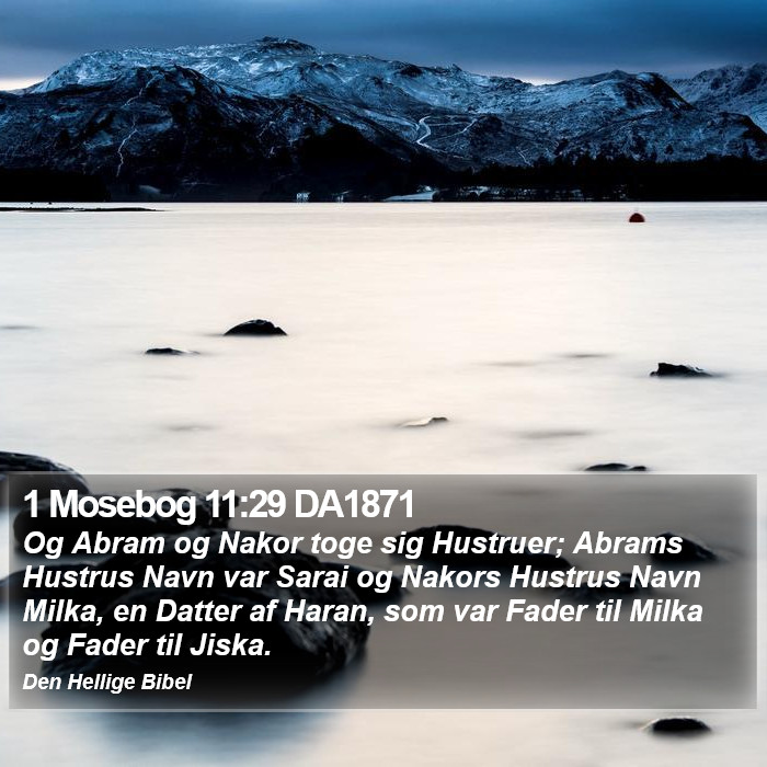 1 Mosebog 11:29 DA1871 Bible Study