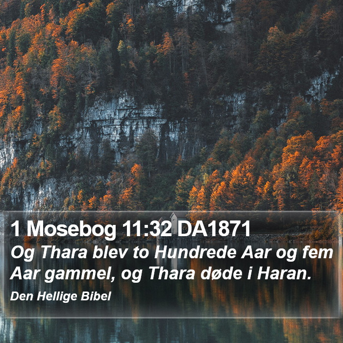1 Mosebog 11:32 DA1871 Bible Study