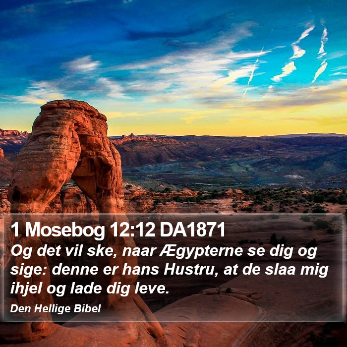 1 Mosebog 12:12 DA1871 Bible Study