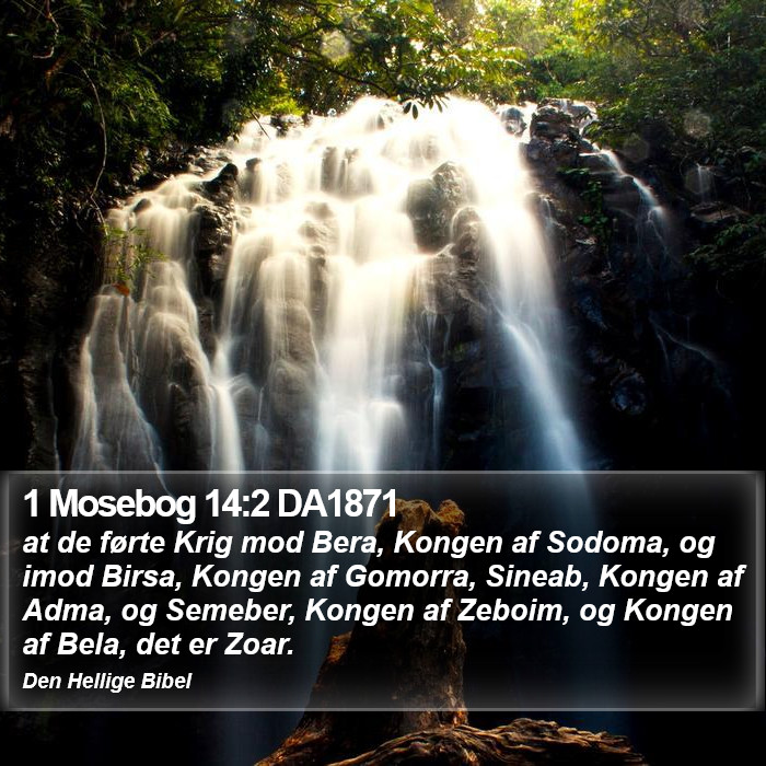 1 Mosebog 14:2 DA1871 Bible Study