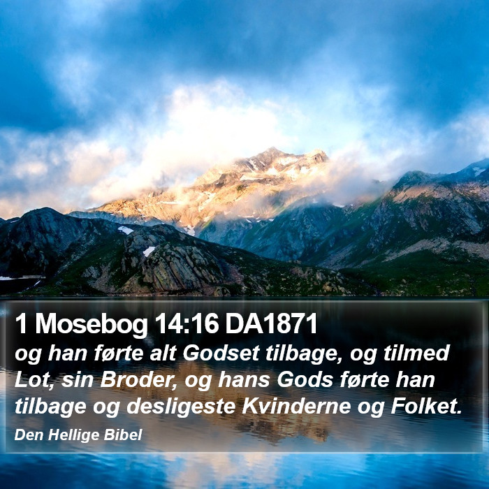 1 Mosebog 14:16 DA1871 Bible Study