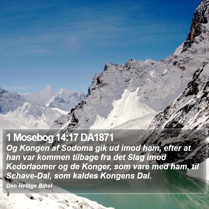 1 Mosebog 14:17 DA1871 Bible Study