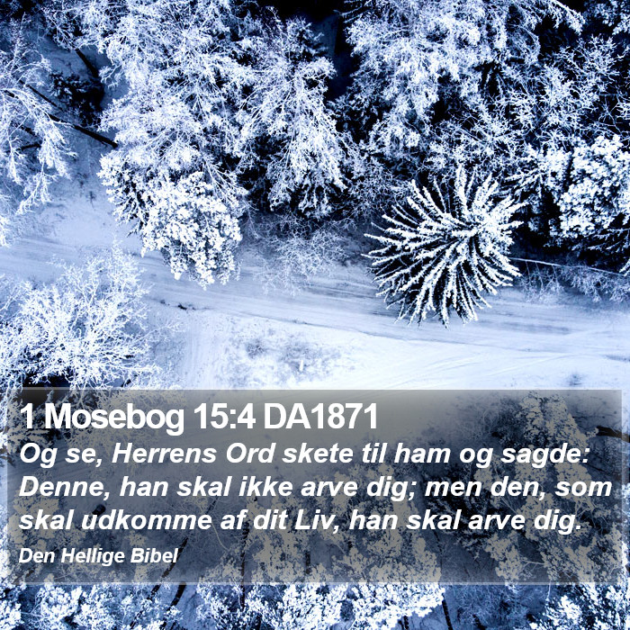 1 Mosebog 15:4 DA1871 Bible Study