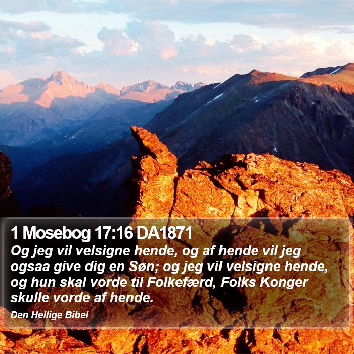 1 Mosebog 17:16 DA1871 Bible Study