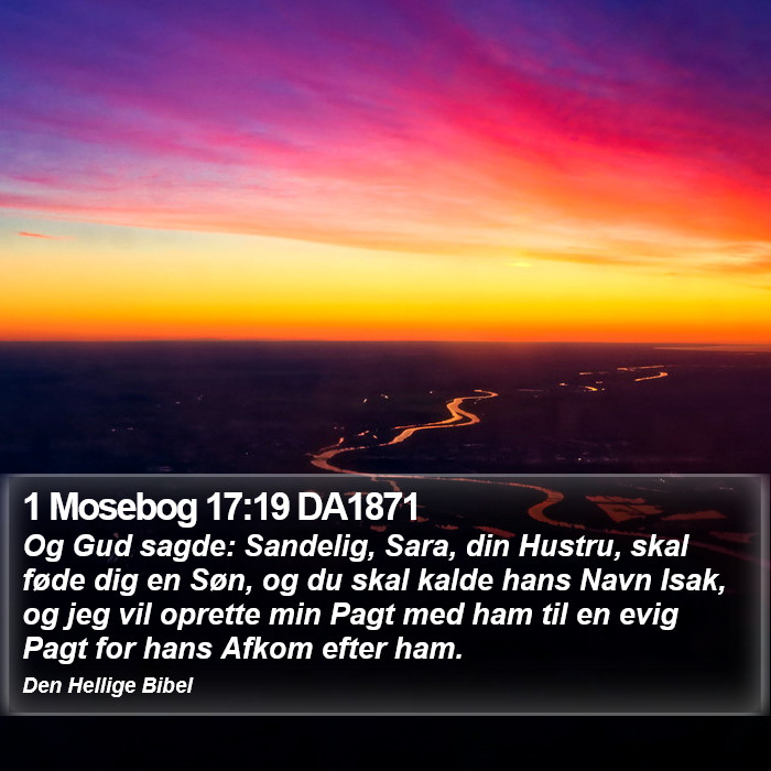 1 Mosebog 17:19 DA1871 Bible Study