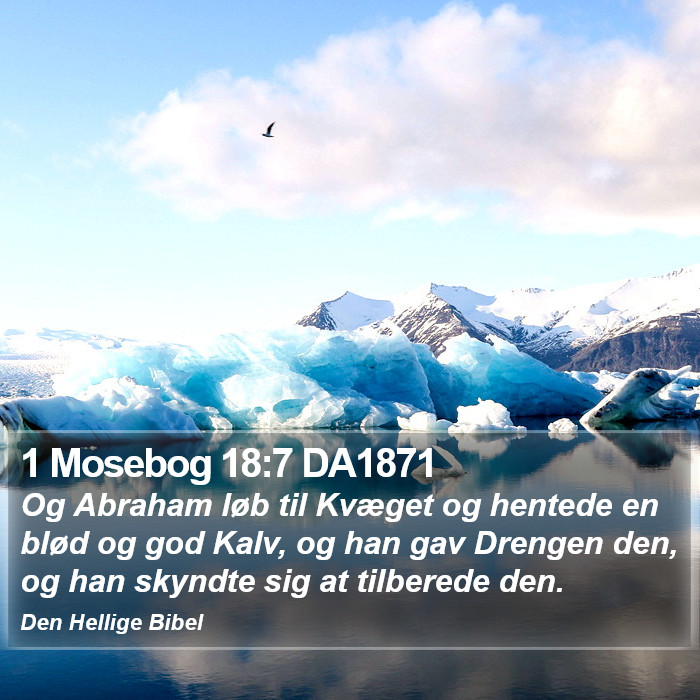 1 Mosebog 18:7 DA1871 Bible Study