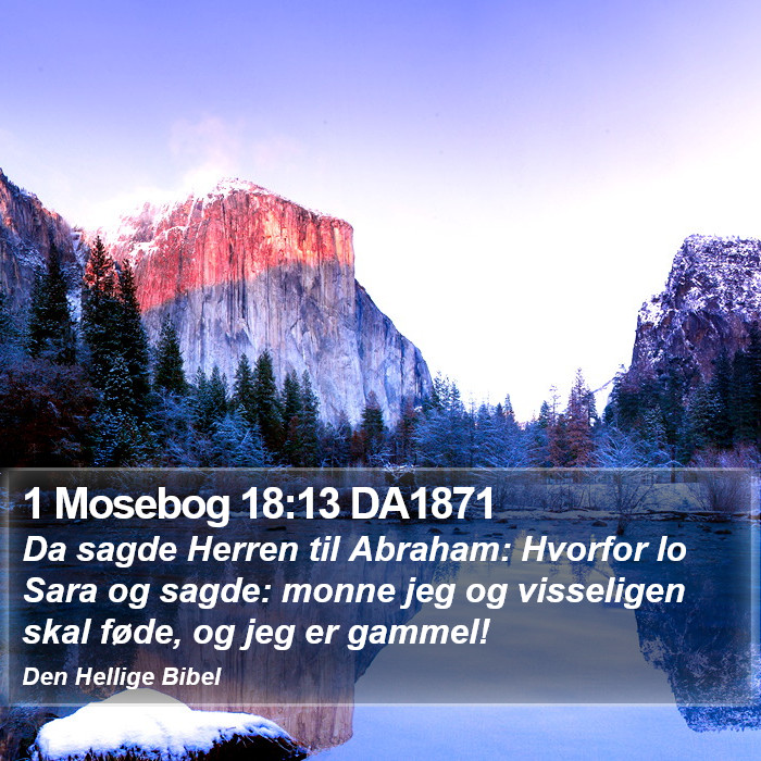 1 Mosebog 18:13 DA1871 Bible Study