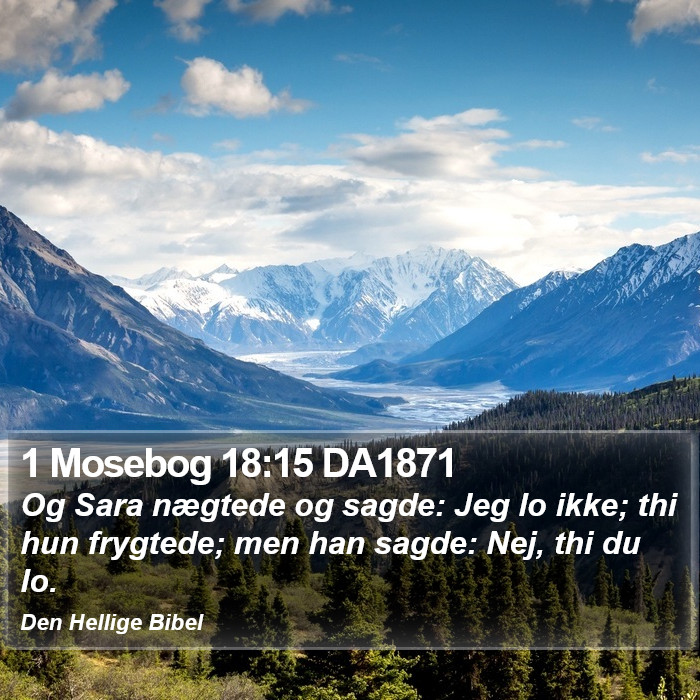 1 Mosebog 18:15 DA1871 Bible Study