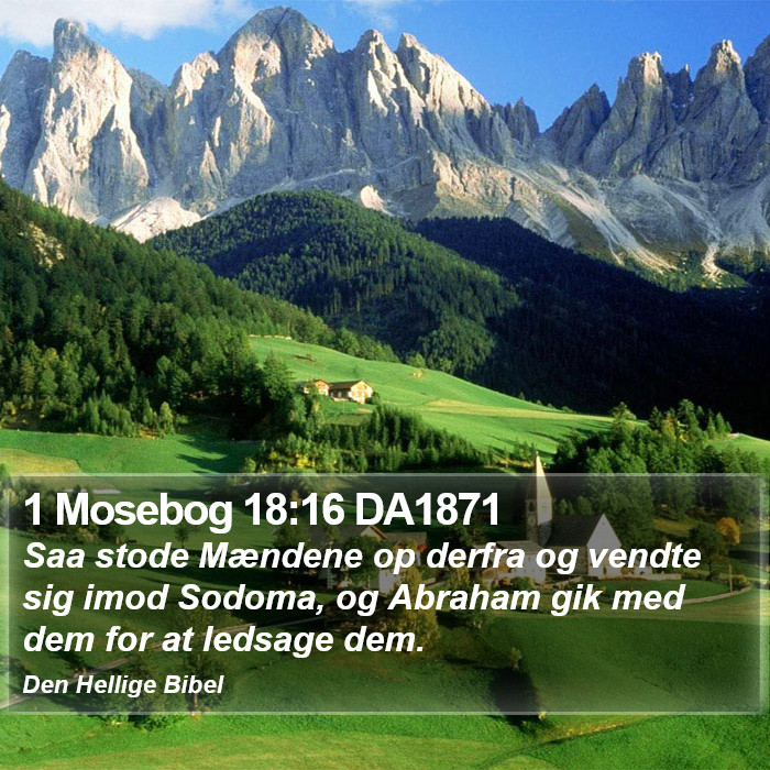 1 Mosebog 18:16 DA1871 Bible Study