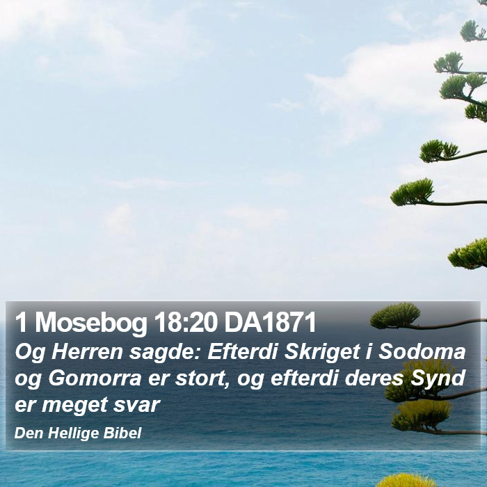 1 Mosebog 18:20 DA1871 Bible Study