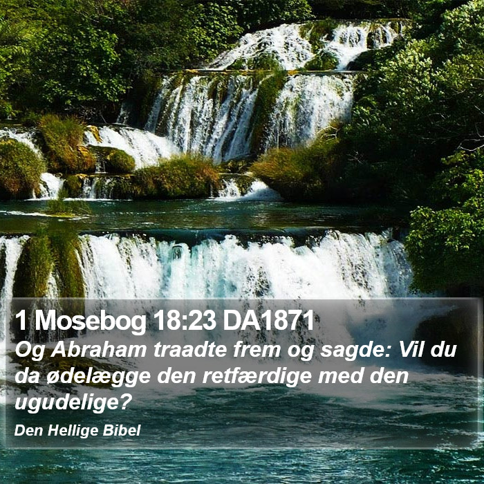 1 Mosebog 18:23 DA1871 Bible Study