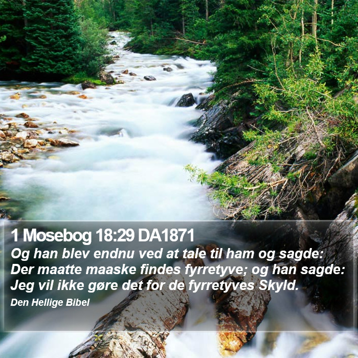 1 Mosebog 18:29 DA1871 Bible Study