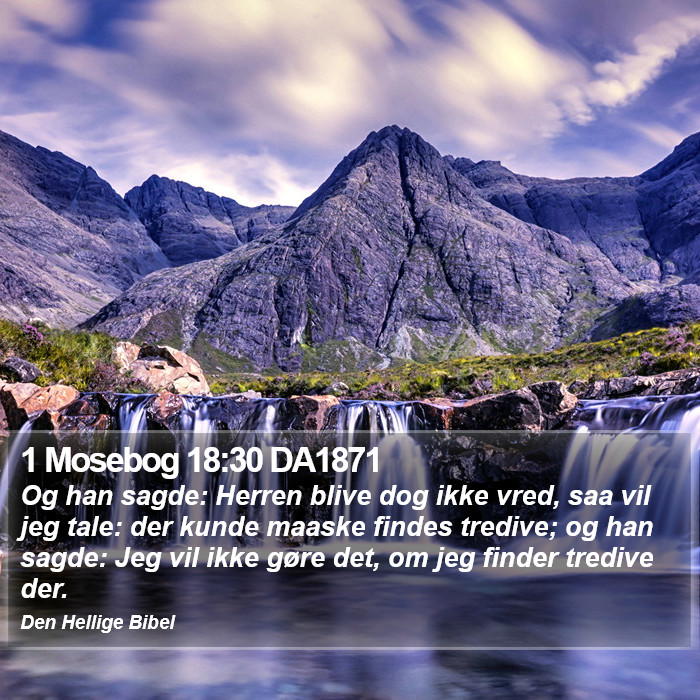 1 Mosebog 18:30 DA1871 Bible Study