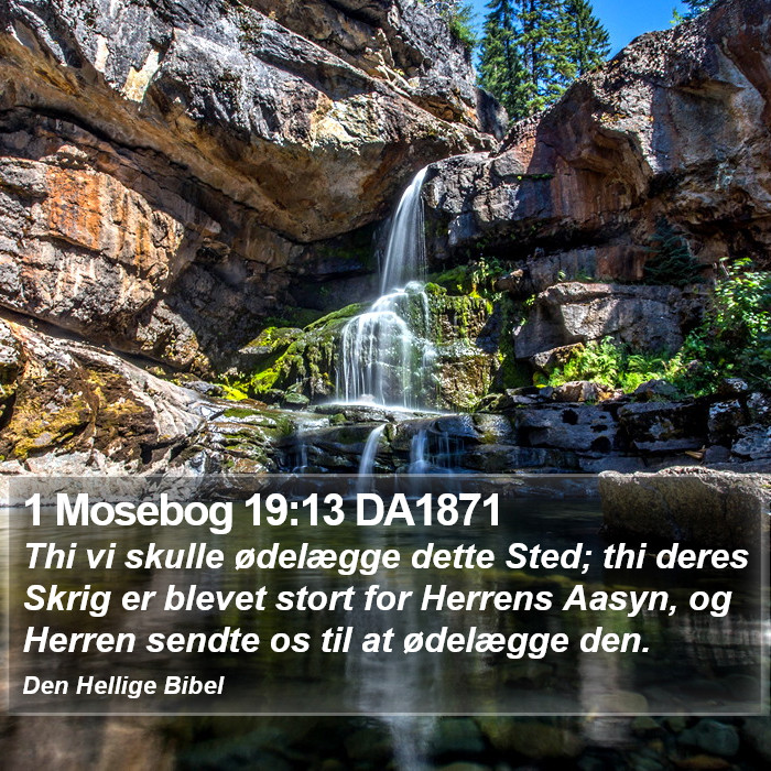 1 Mosebog 19:13 DA1871 Bible Study