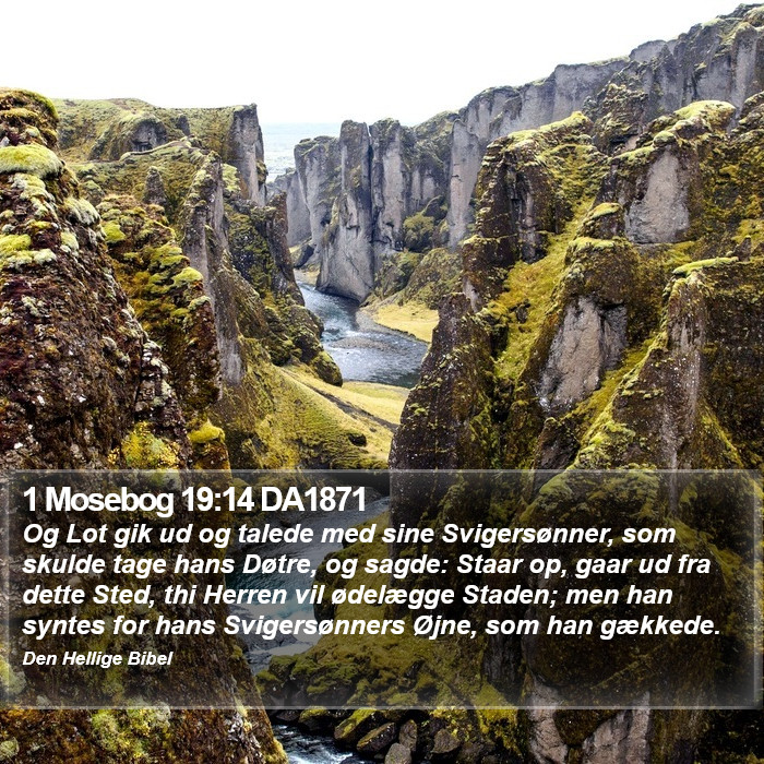 1 Mosebog 19:14 DA1871 Bible Study