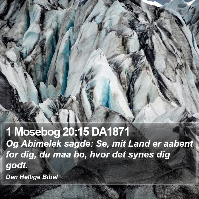 1 Mosebog 20:15 DA1871 Bible Study