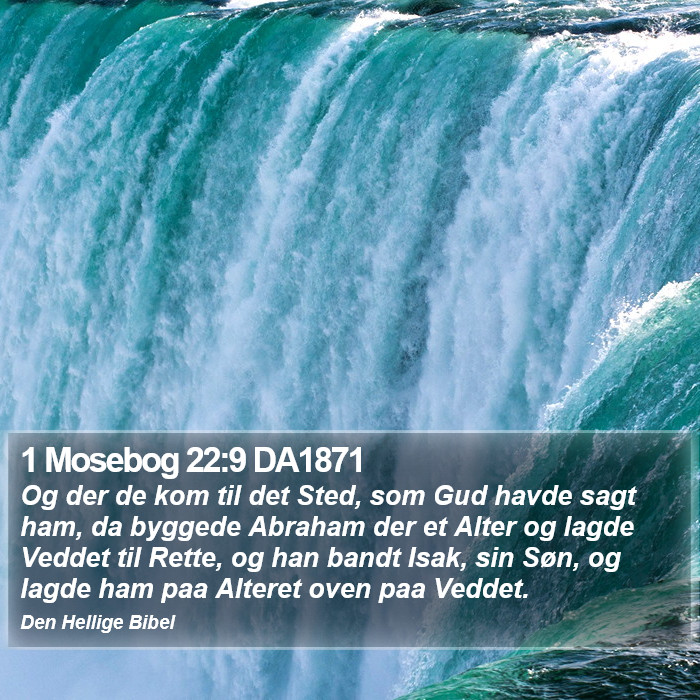 1 Mosebog 22:9 DA1871 Bible Study