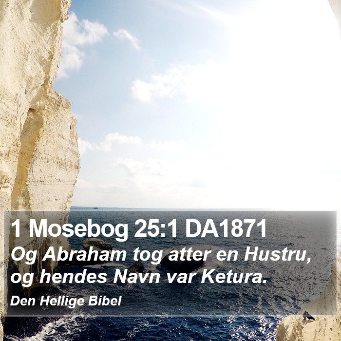 1 Mosebog 25:1 DA1871 Bible Study