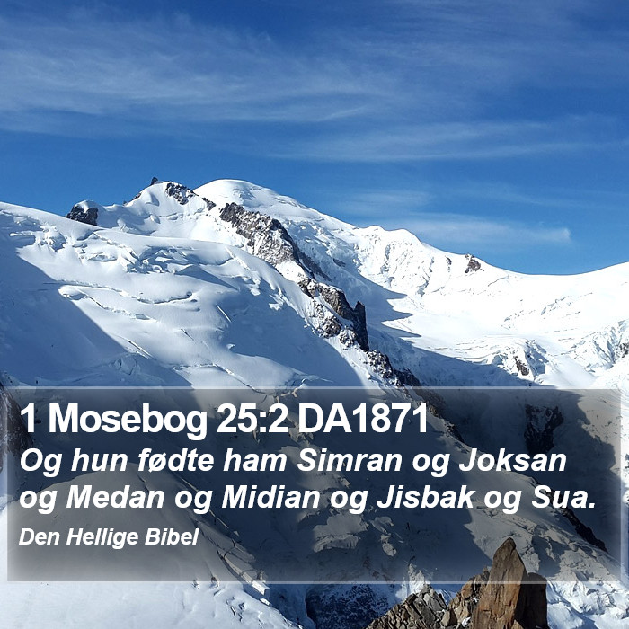 1 Mosebog 25:2 DA1871 Bible Study