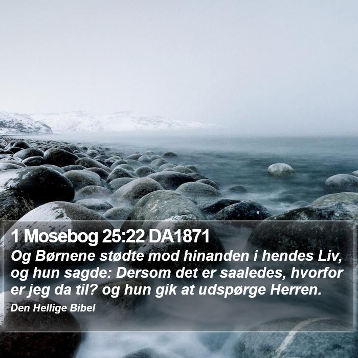 1 Mosebog 25:22 DA1871 Bible Study