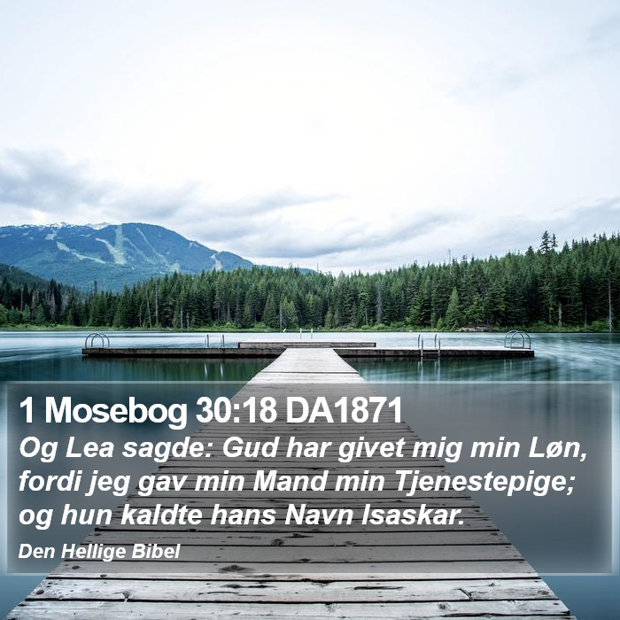 1 Mosebog 30:18 DA1871 Bible Study