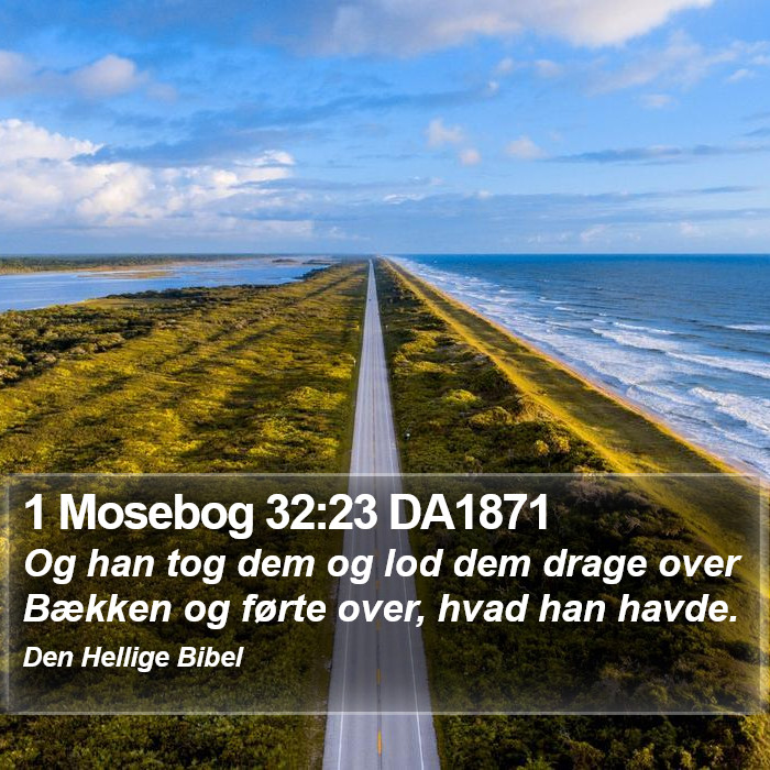 1 Mosebog 32:23 DA1871 Bible Study