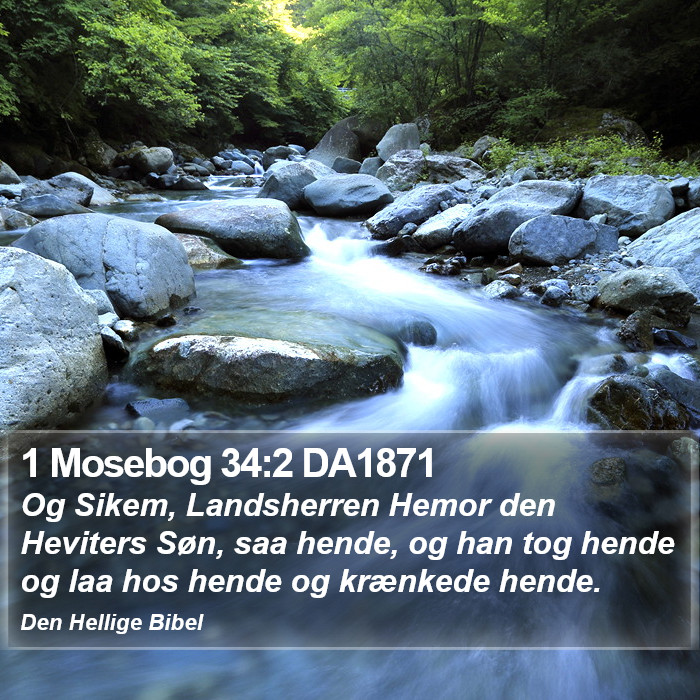 1 Mosebog 34:2 DA1871 Bible Study