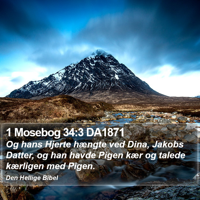 1 Mosebog 34:3 DA1871 Bible Study