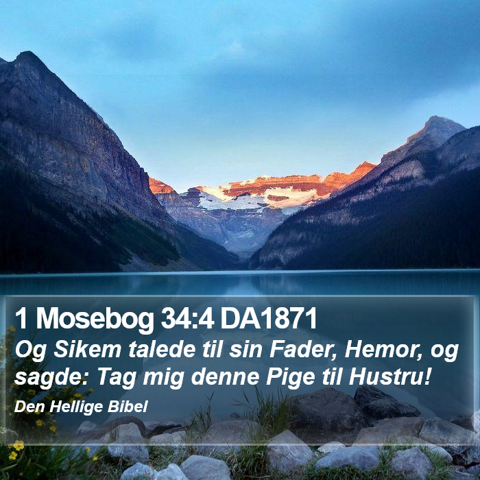 1 Mosebog 34:4 DA1871 Bible Study