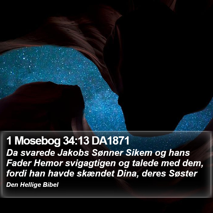 1 Mosebog 34:13 DA1871 Bible Study