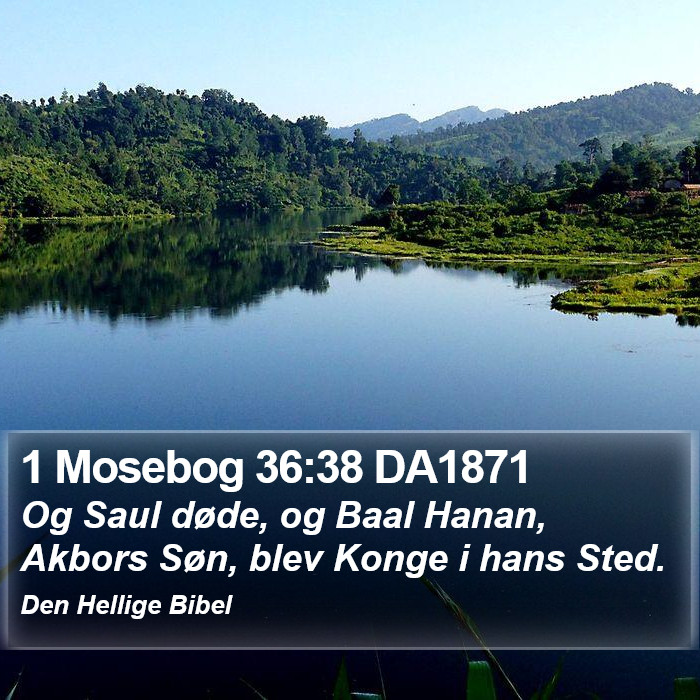 1 Mosebog 36:38 DA1871 Bible Study
