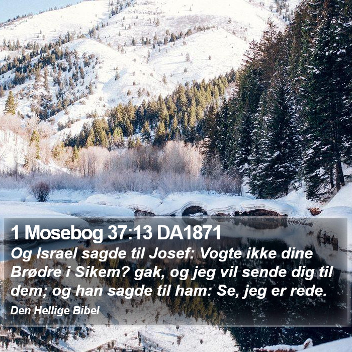 1 Mosebog 37:13 DA1871 Bible Study