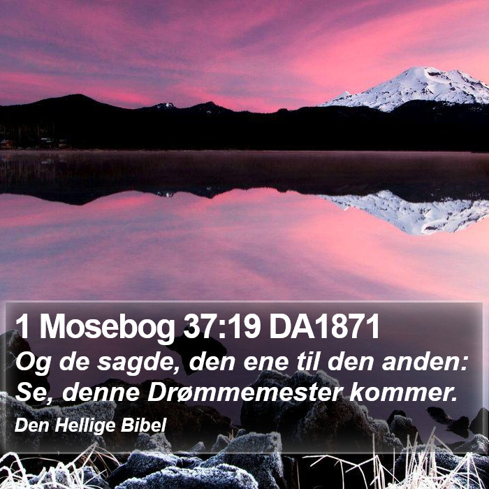 1 Mosebog 37:19 DA1871 Bible Study