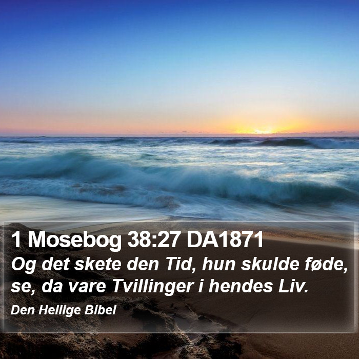 1 Mosebog 38:27 DA1871 Bible Study