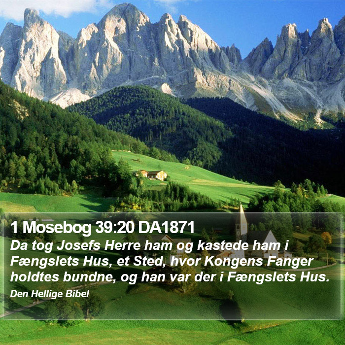 1 Mosebog 39:20 DA1871 Bible Study