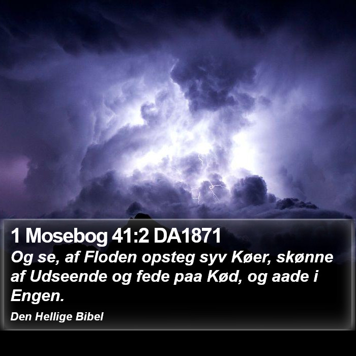 1 Mosebog 41:2 DA1871 Bible Study