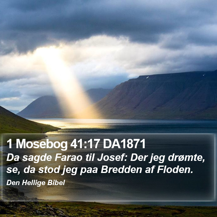 1 Mosebog 41:17 DA1871 Bible Study