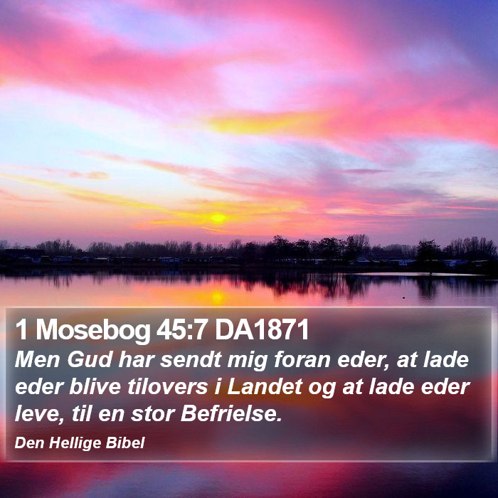 1 Mosebog 45:7 DA1871 Bible Study