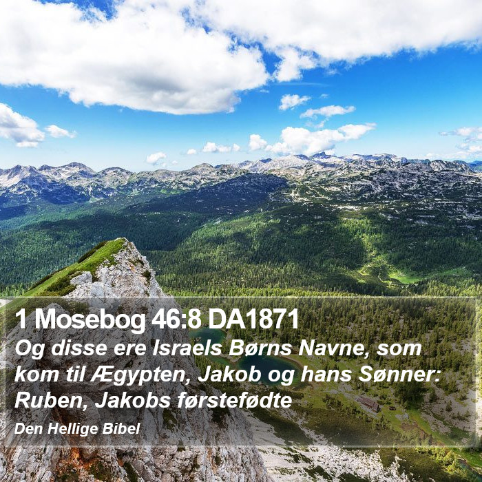 1 Mosebog 46:8 DA1871 Bible Study