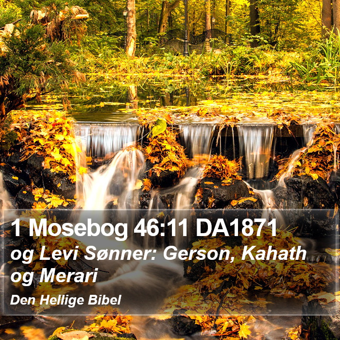 1 Mosebog 46:11 DA1871 Bible Study