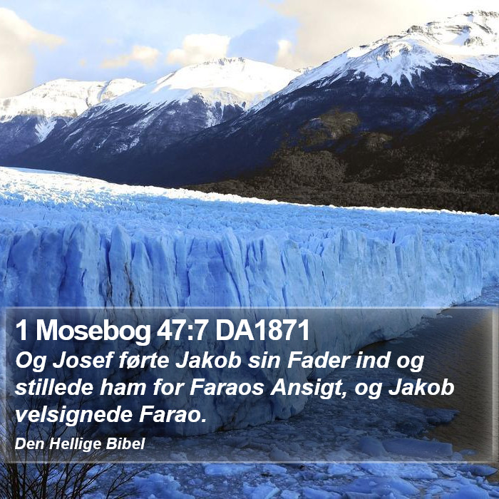 1 Mosebog 47:7 DA1871 Bible Study