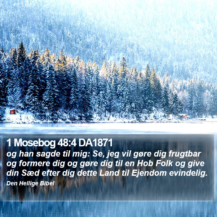 1 Mosebog 48:4 DA1871 Bible Study