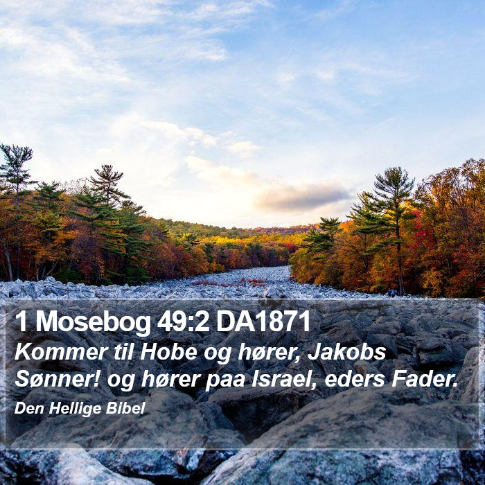 1 Mosebog 49:2 DA1871 Bible Study