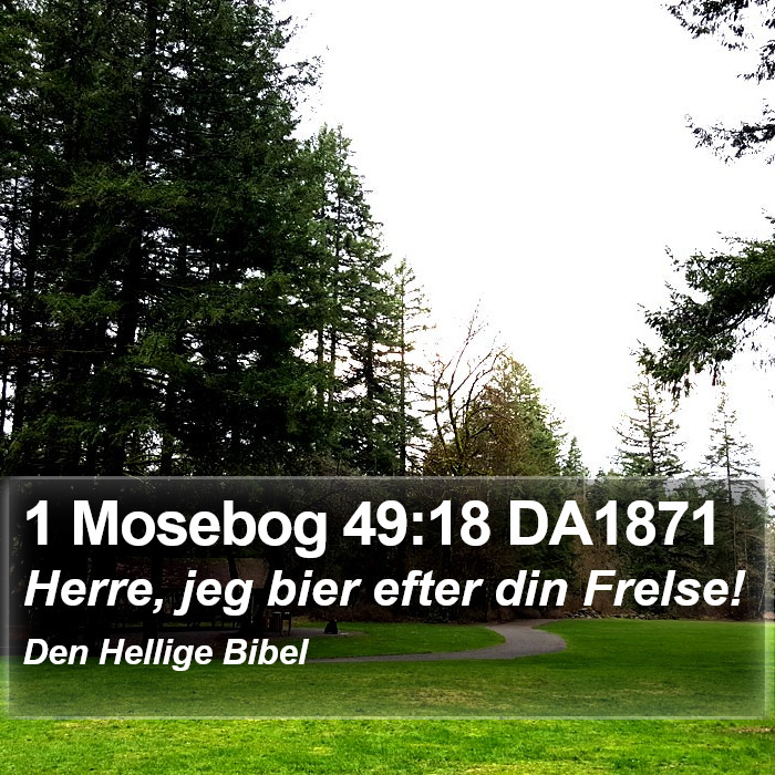 1 Mosebog 49:18 DA1871 Bible Study
