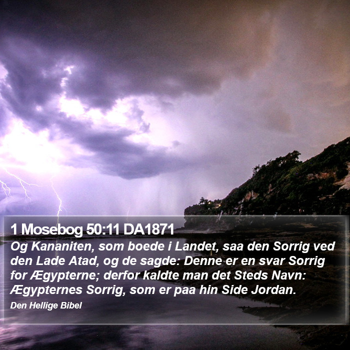 1 Mosebog 50:11 DA1871 Bible Study